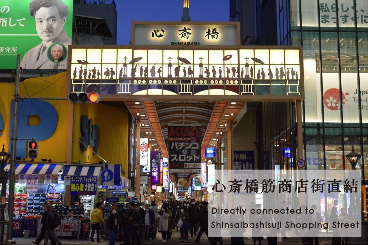 Takuto Hotel Osaka Shinsaibashi Buitenkant foto